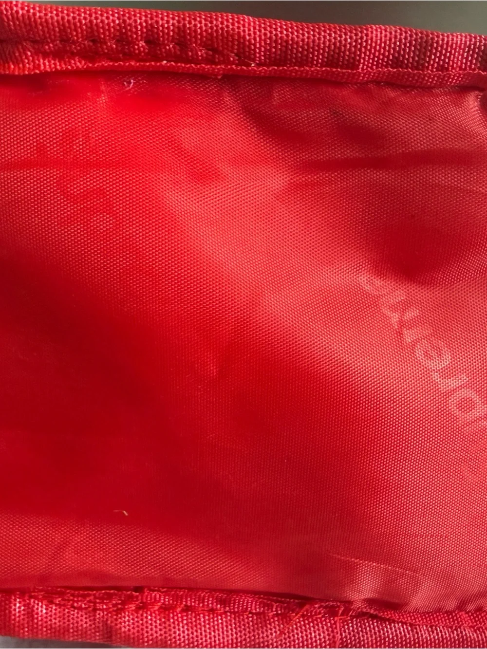 Supreme Red Mesh Waist Bag with White Logo - Picture 6 of 8